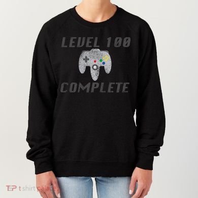 Level 100 Complete 100th Birthday Women's Sweatshirt