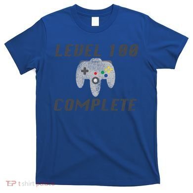 Level 100 Complete 100th Birthday T-Shirt