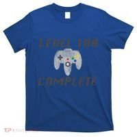 Level 100 Complete 100th Birthday T-Shirt thumb 0