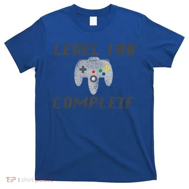 Level 100 Complete 100th Birthday T-Shirt
