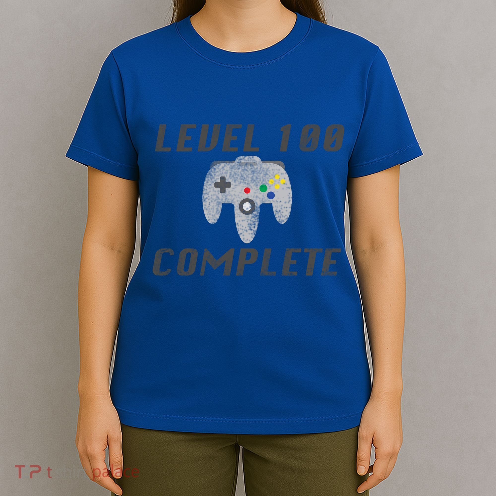 Level 100 Complete 100th Birthday T-Shirt