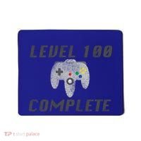 Level 100 Complete 100th Birthday Mousepad thumb 0