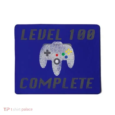 Level 100 Complete 100th Birthday Mousepad
