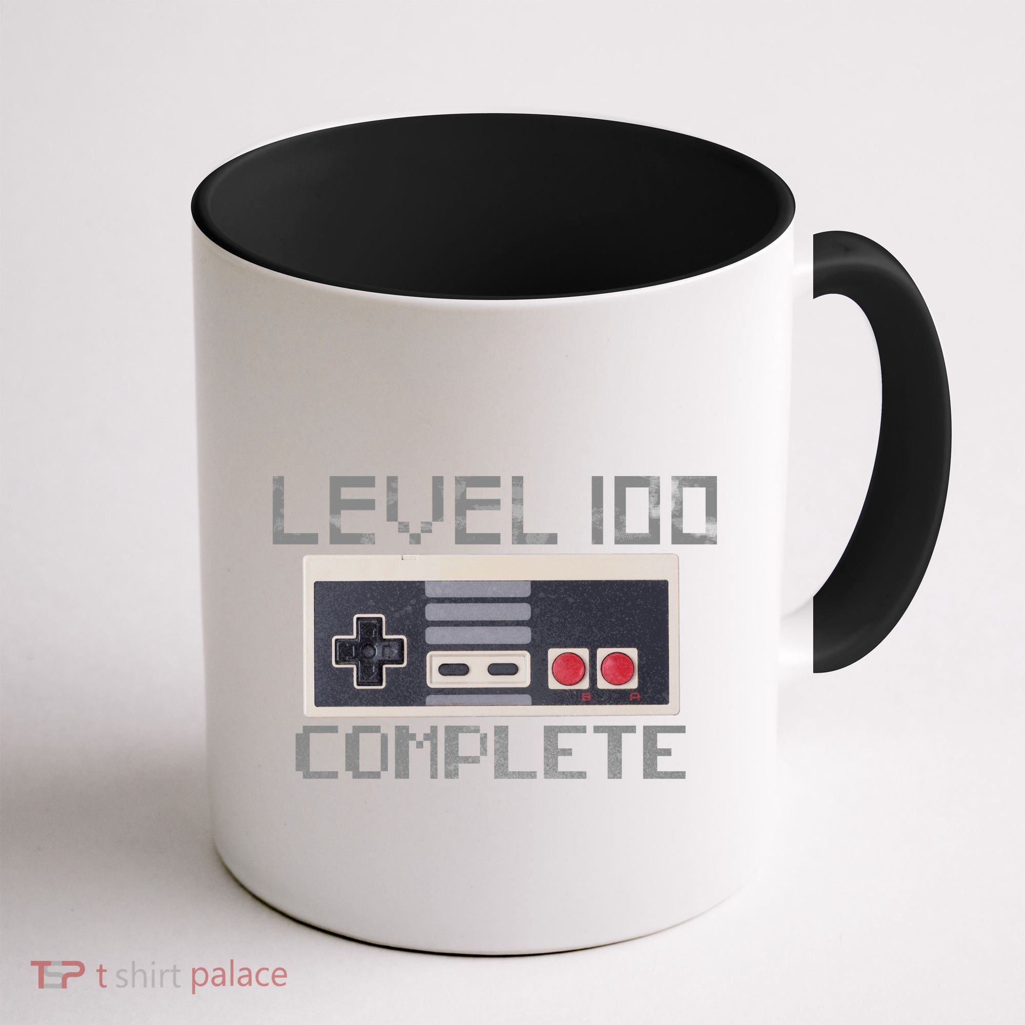 Level 100 Complete Retro Gamer 100th Birthday Coffee Mug