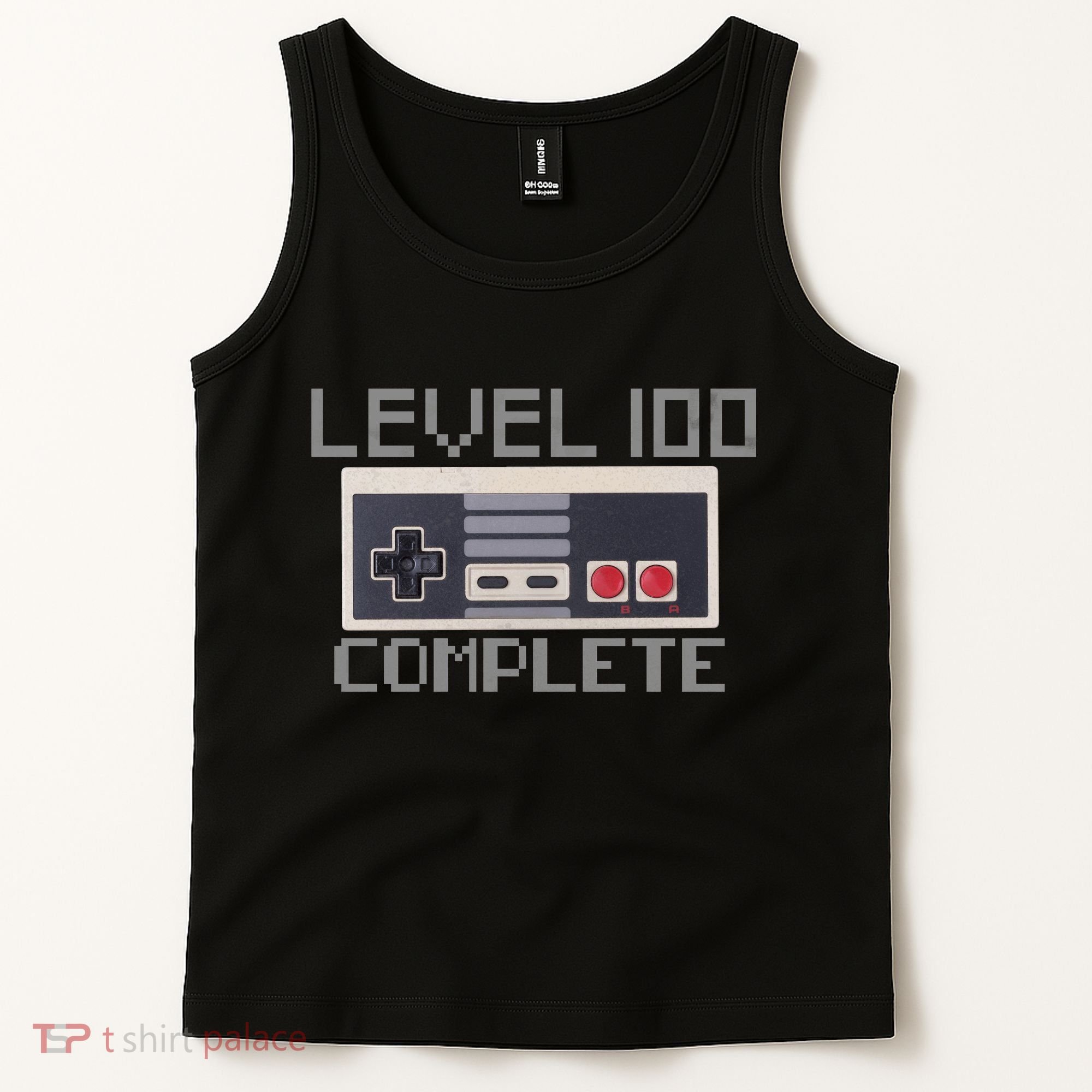 Level 100 Complete Retro Gamer 100th Birthday Tank Top