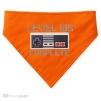Level 100 Complete Retro Gamer 100th Birthday USA-Made Doggie Bandana thumb 0