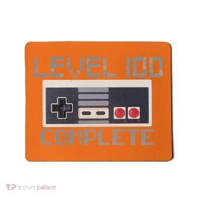 Level 100 Complete Retro Gamer 100th Birthday Mousepad