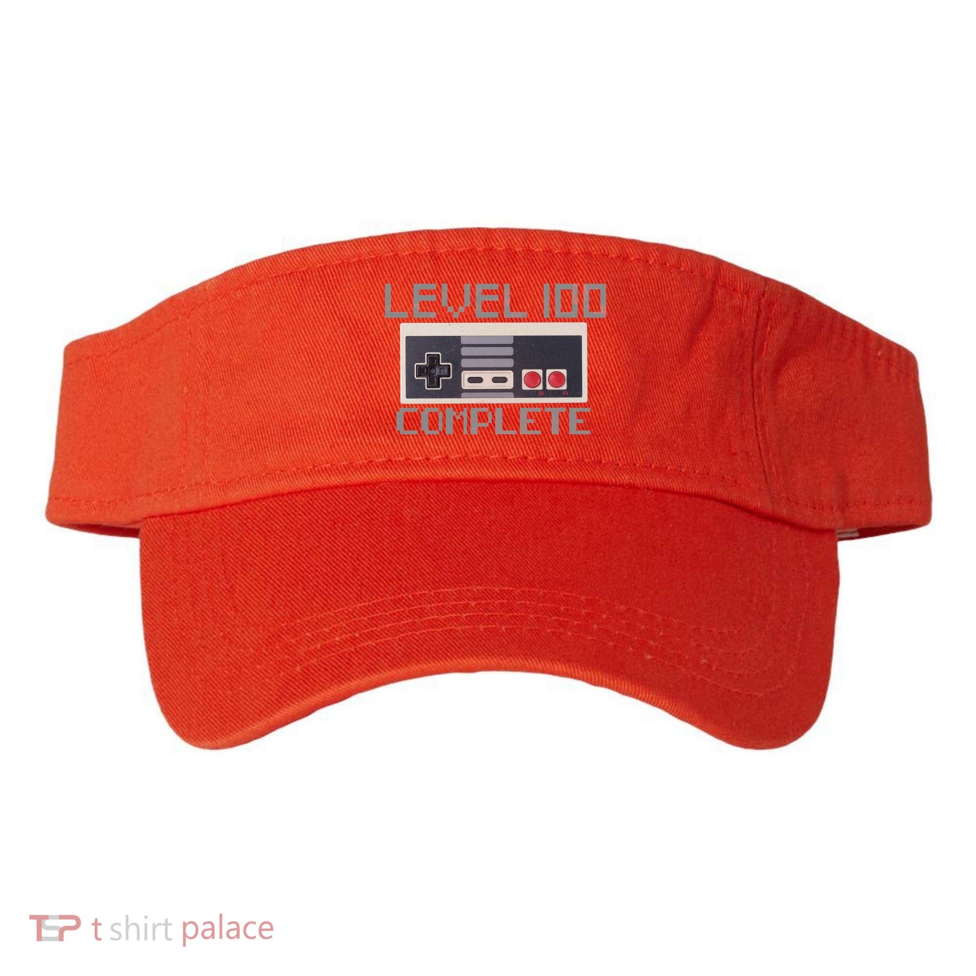 Level 100 Complete Retro Gamer 100th Birthday Visor