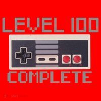Level 100 Complete Retro Gamer 100th Birthday Santa Hat thumb 1