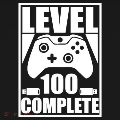 Level 100 Complete Video Gamer 100th Birthday Sustainable Bucket Hat