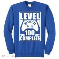 Level 100 Complete Video Gamer 100th Birthday Sweatshirt thumb 0