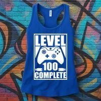 Level 100 Complete Video Gamer 100th Birthday Women's Tank Top thumb 3