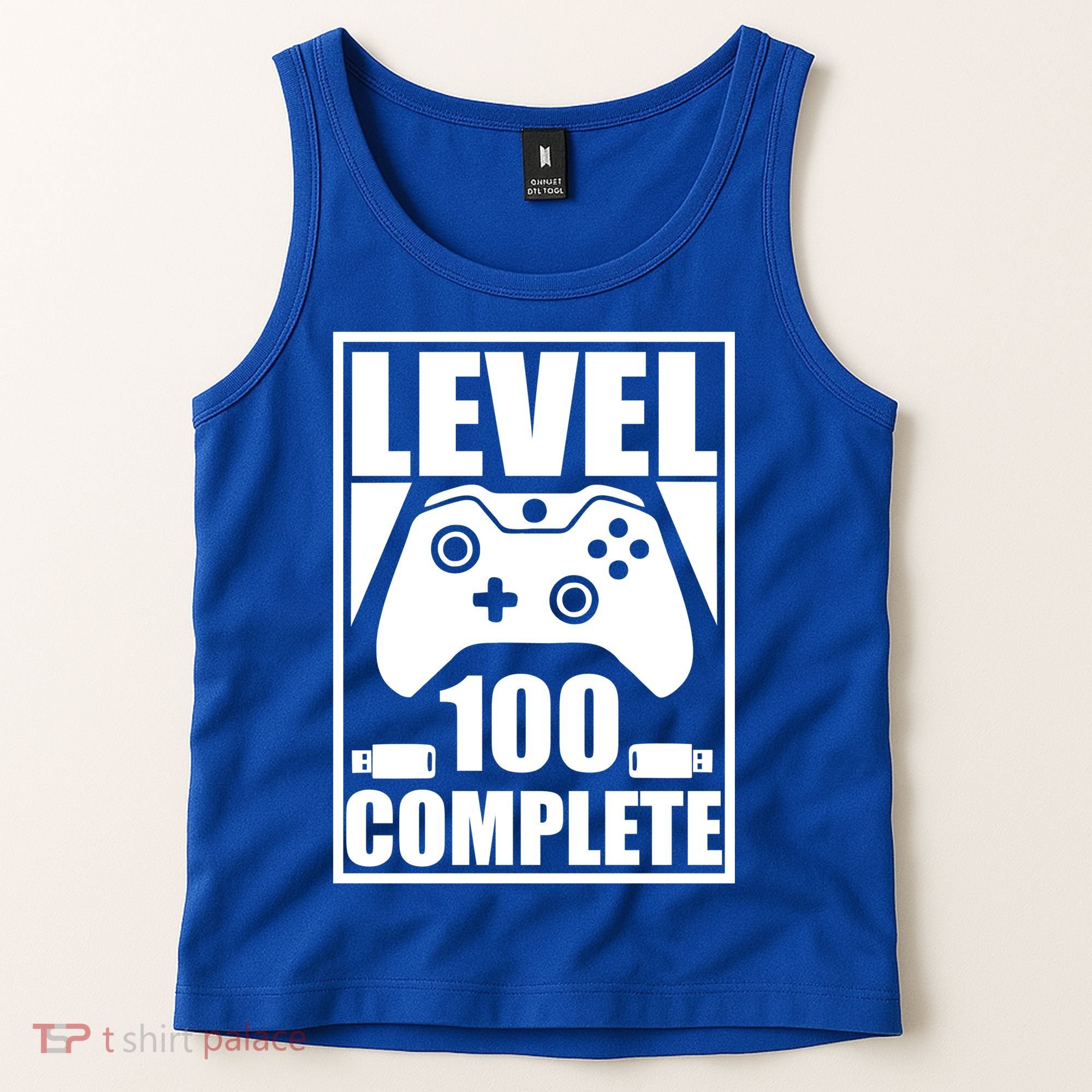 Level 100 Complete Video Gamer 100th Birthday Tank Top