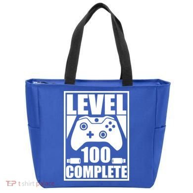 Level 100 Complete Video Gamer 100th Birthday Tote Bag