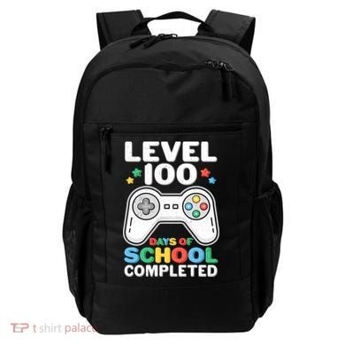 Level 100 Days Of School Completed Gamer Backpack
