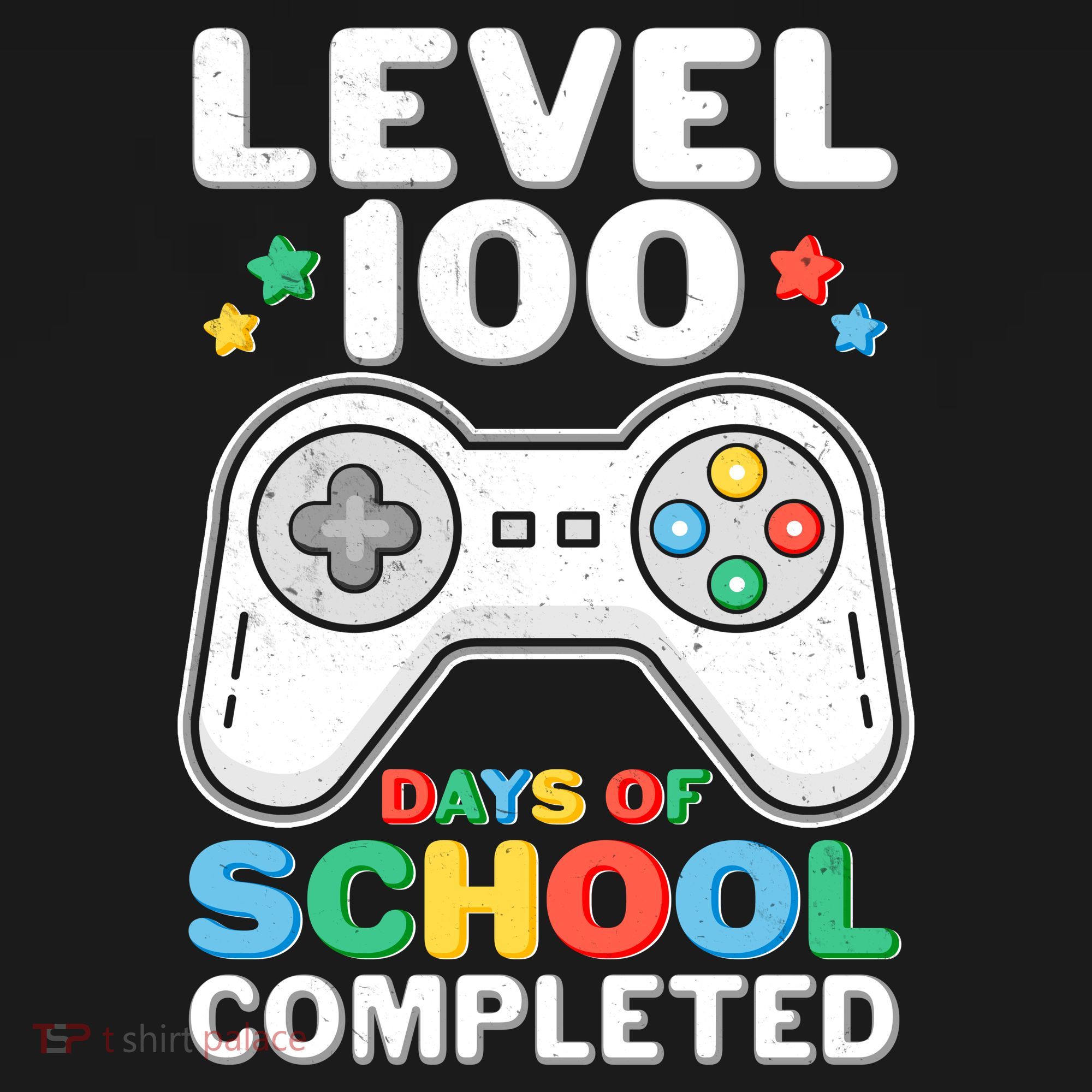 Level 100 Days Of School Completed Gamer Backpack