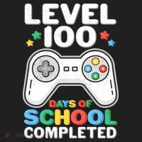 Level 100 Days Of School Completed Gamer Tumbler thumb 3