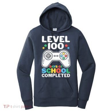 Level 100 Days Of School Completed Gamer Women's Hoodie