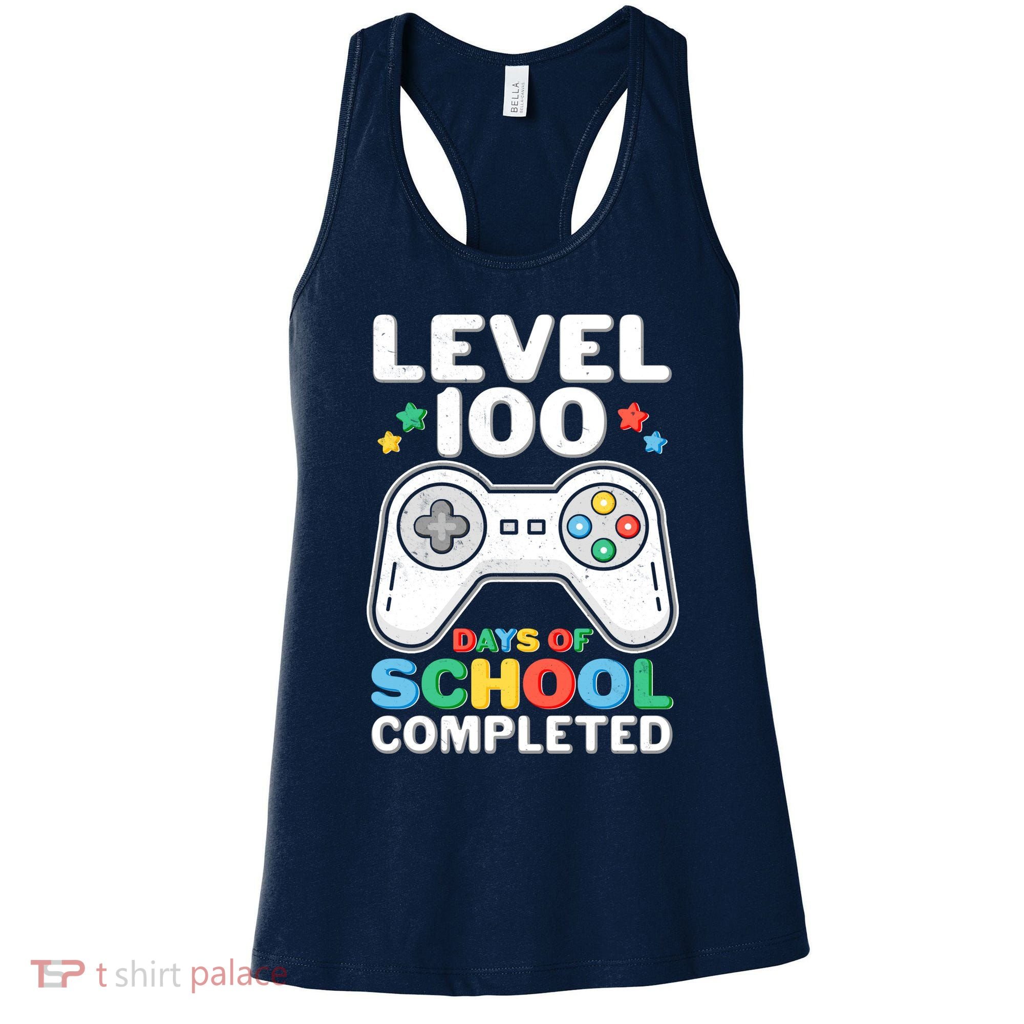 Level 100 Days Of School Completed Gamer Women's Tank Top