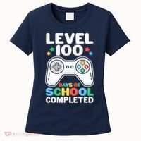 Level 100 Days Of School Completed Gamer Women's T-Shirt thumb 0