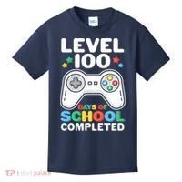 Level 100 Days Of School Completed Gamer Kids T-Shirt thumb 0
