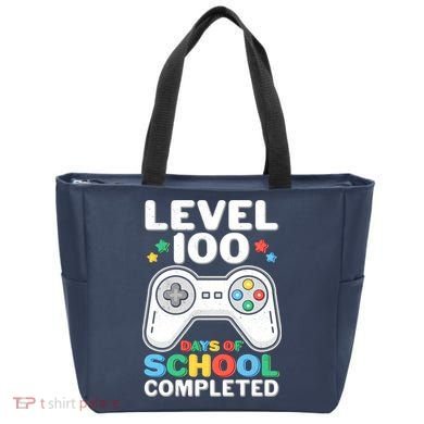 Level 100 Days Of School Completed Gamer Tote Bag
