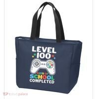 Level 100 Days Of School Completed Gamer Tote Bag thumb 3