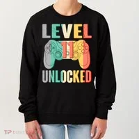 Level 11 Unlocked 11th Birthday Women's Sweatshirt thumb 0