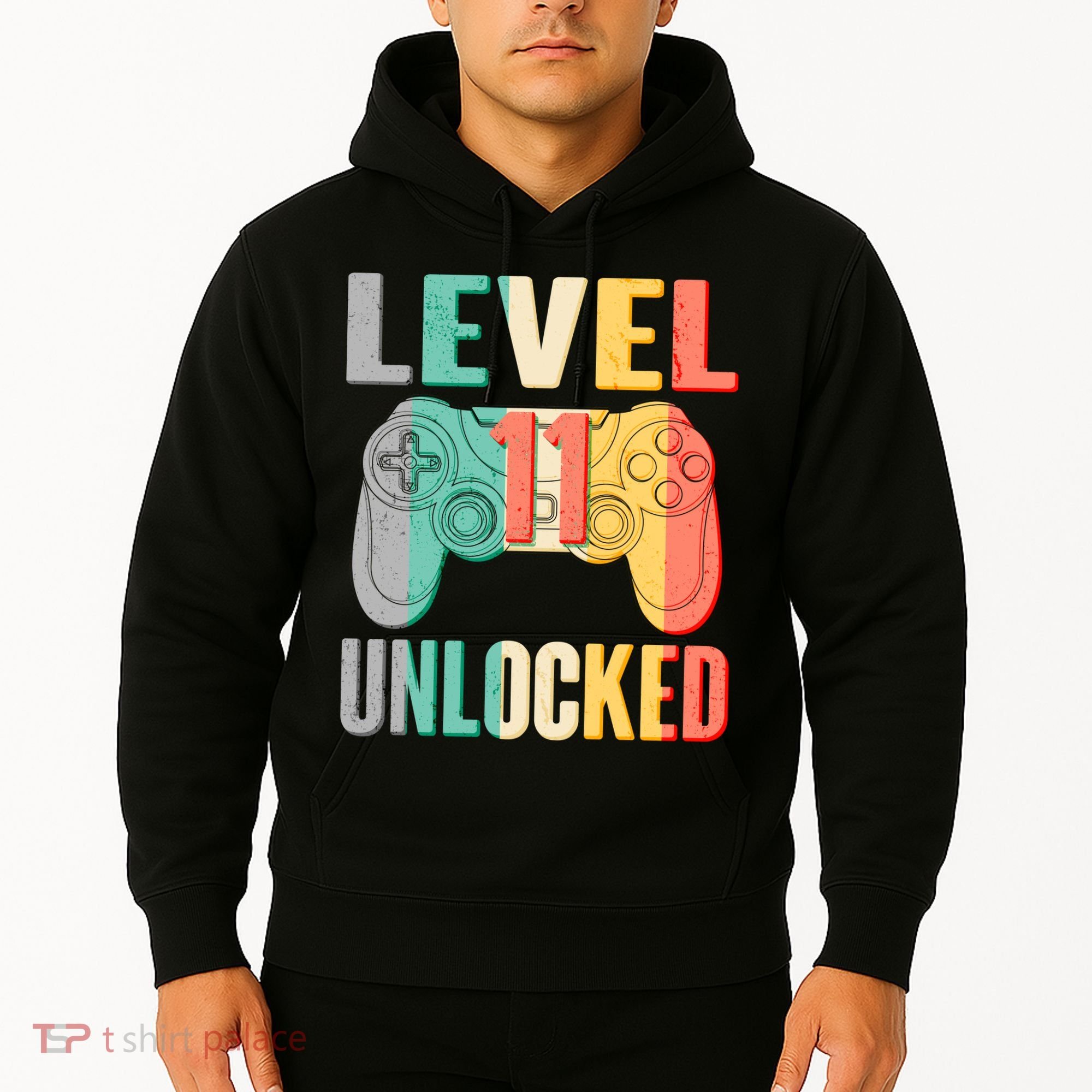 Level 11 Unlocked 11th Birthday Hoodie