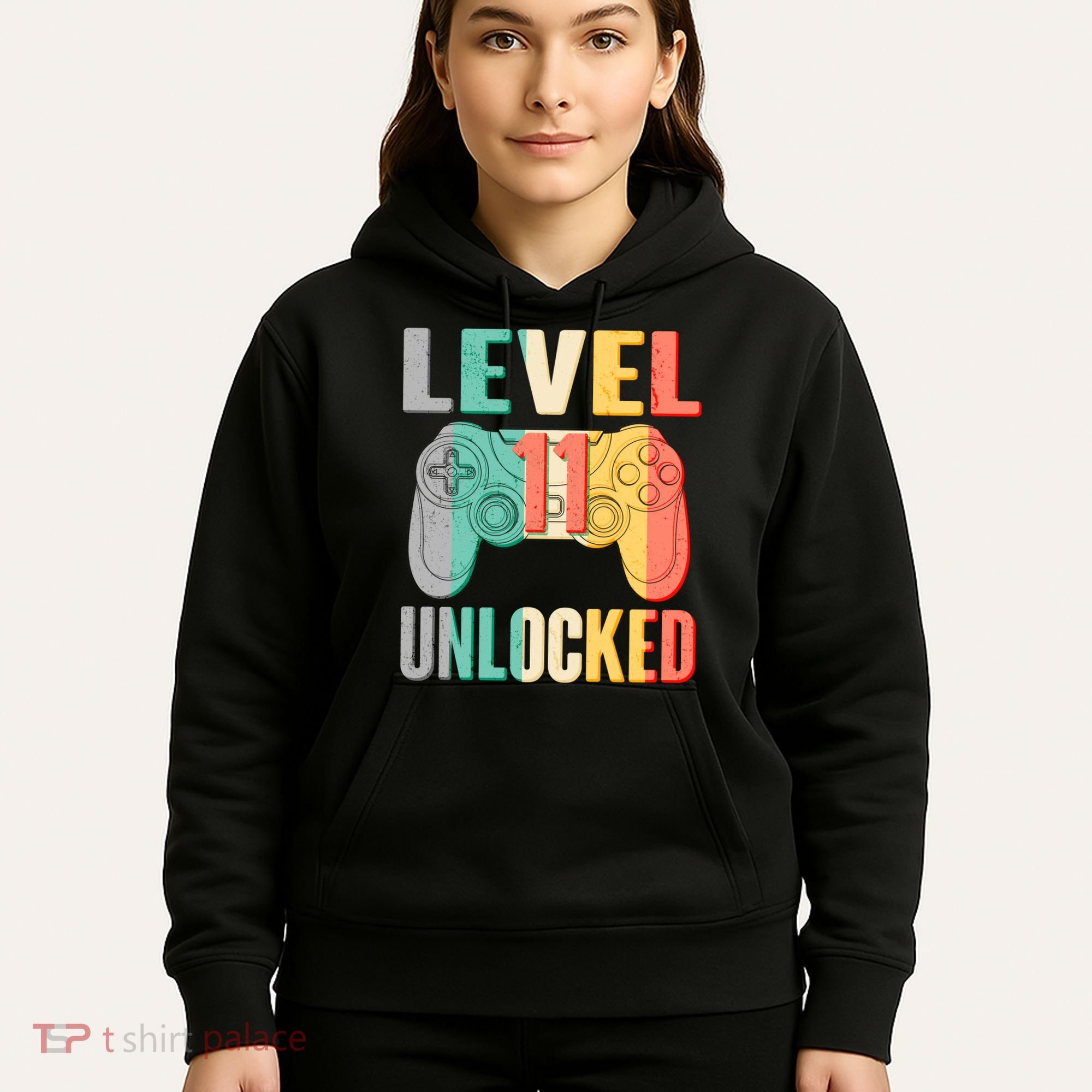Level 11 Unlocked 11th Birthday Hoodie
