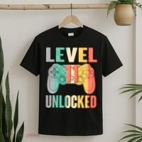 Level 11 Unlocked 11th Birthday T-Shirt thumb 2