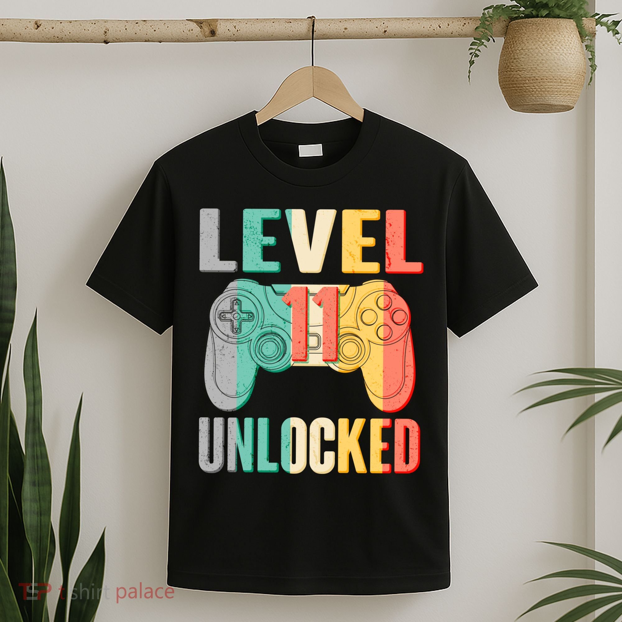 Level 11 Unlocked 11th Birthday T-Shirt