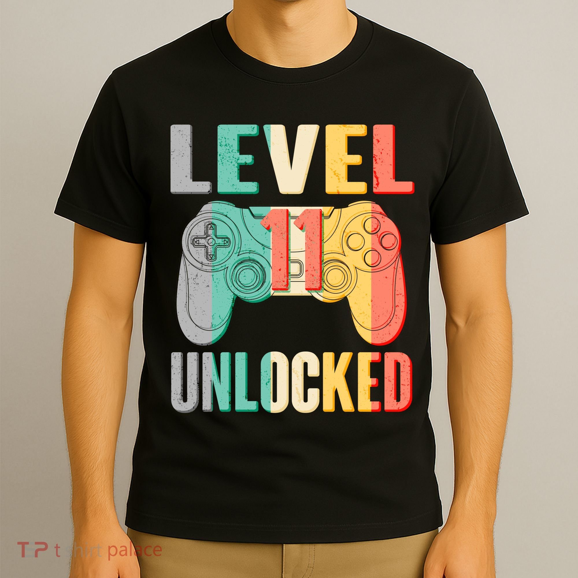 Level 11 Unlocked 11th Birthday T-Shirt