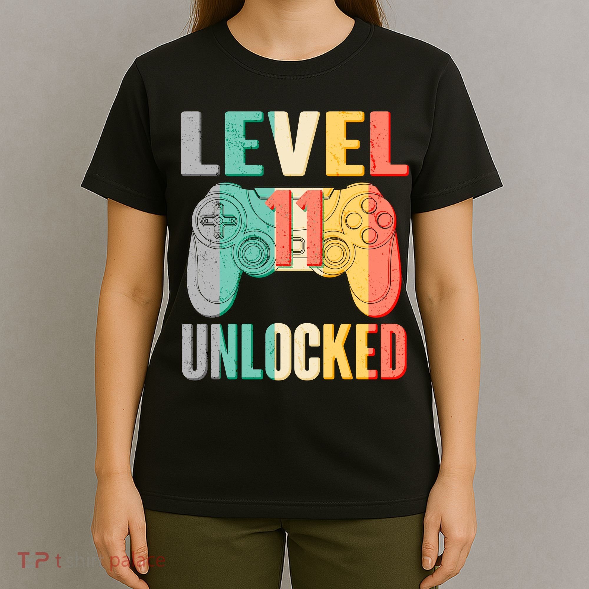 Level 11 Unlocked 11th Birthday T-Shirt