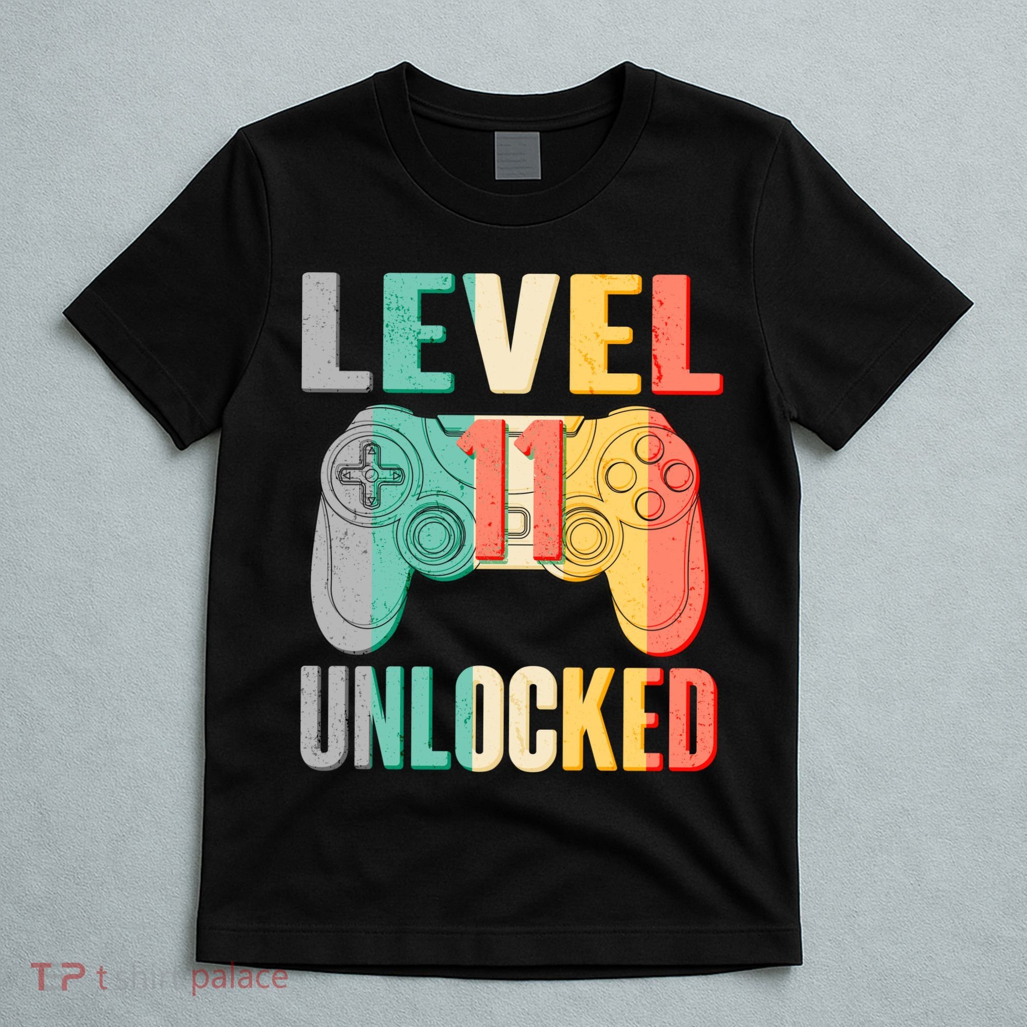 Level 11 Unlocked 11th Birthday T-Shirt