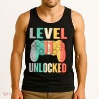 Level 11 Unlocked 11th Birthday Tank Top thumb 3