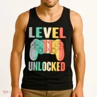 Level 11 Unlocked 11th Birthday Tank Top thumb 3