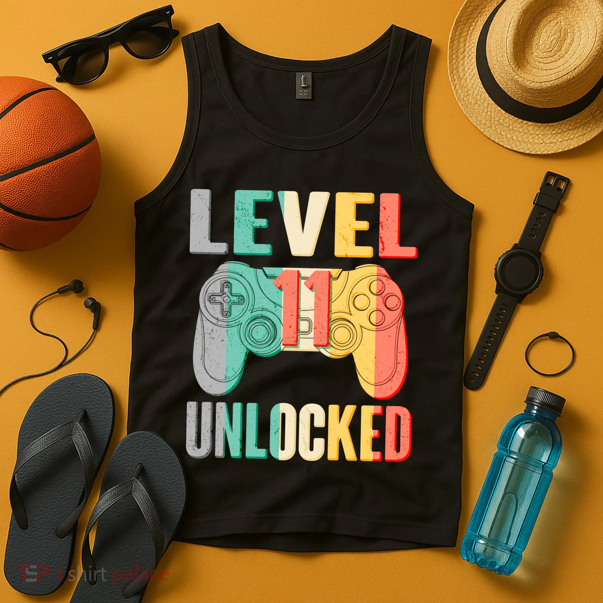 Level 11 Unlocked 11th Birthday Tank Top