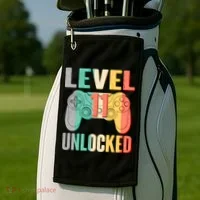 Level 11 Unlocked 11th Birthday Golf Towel thumb 2