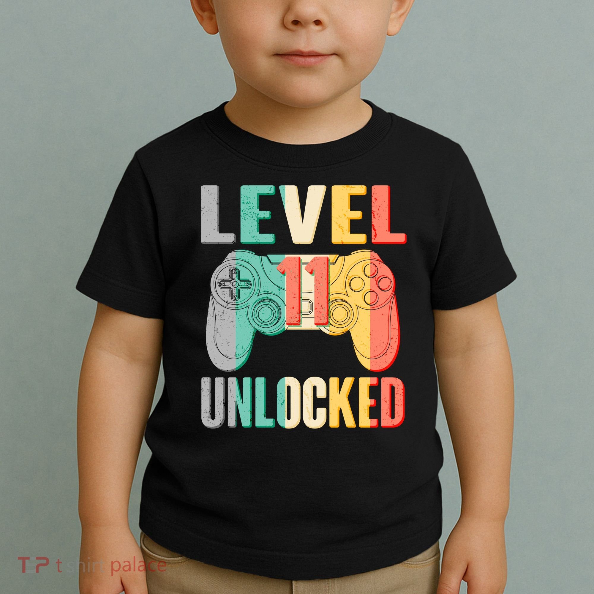 Level 11 Unlocked 11th Birthday Toddler T-Shirt