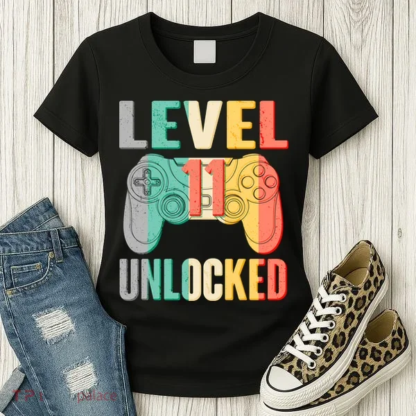 Level 11 Unlocked 11th Birthday Women's T-Shirt