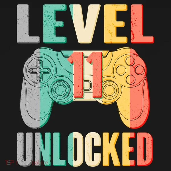 Level 11 Unlocked 11th Birthday Women's T-Shirt