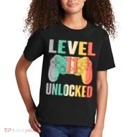 Level 11 Unlocked 11th Birthday Kids T-Shirt thumb 2