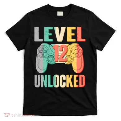 Level 12 Unlocked Twelve Years Old  T-Shirt