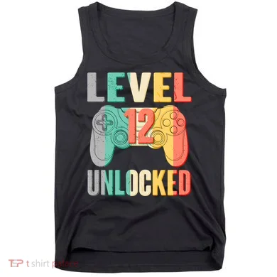 Level 12 Unlocked Twelve Years Old  Tank Top