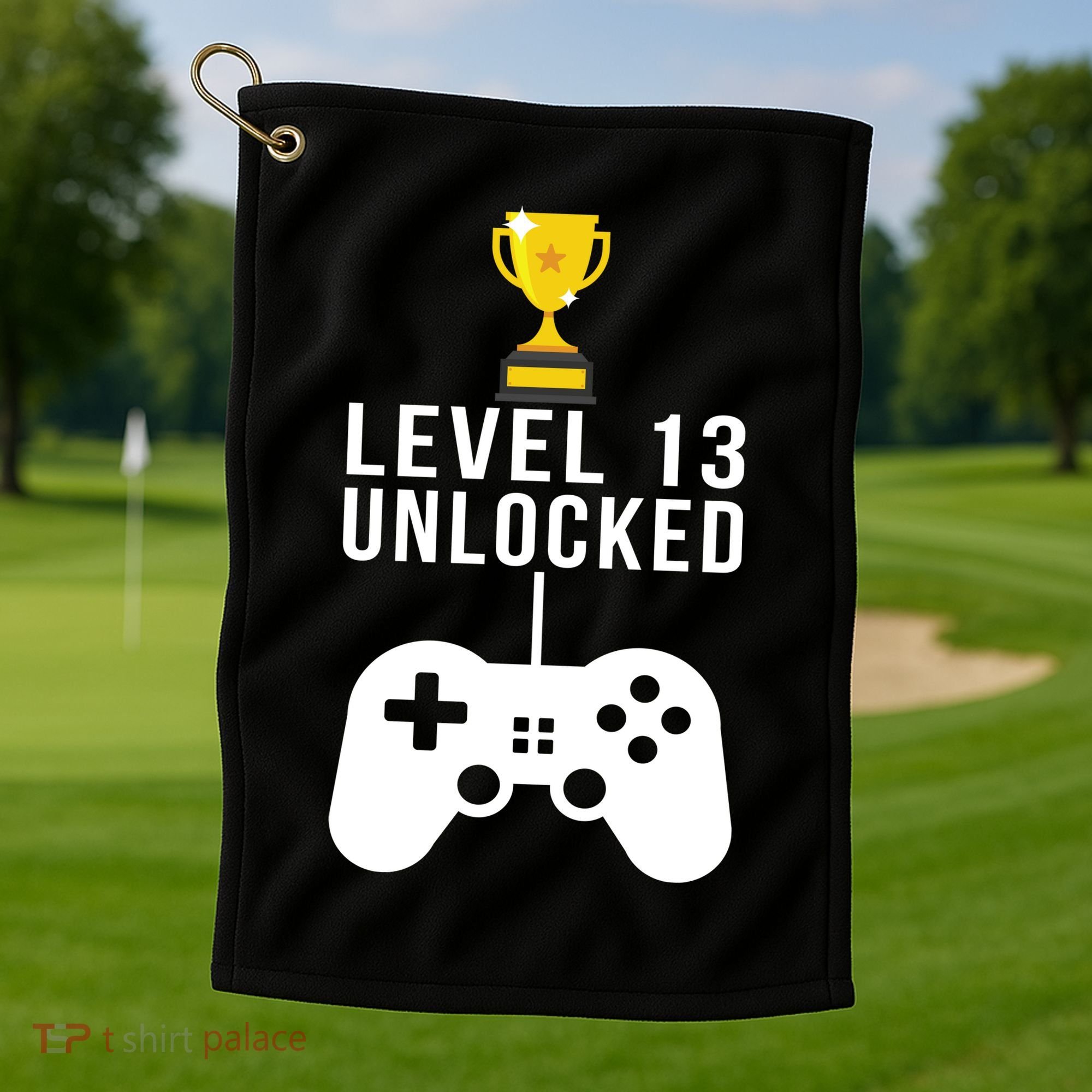 Level 13 Unlocked Official Teenager Golf Towel