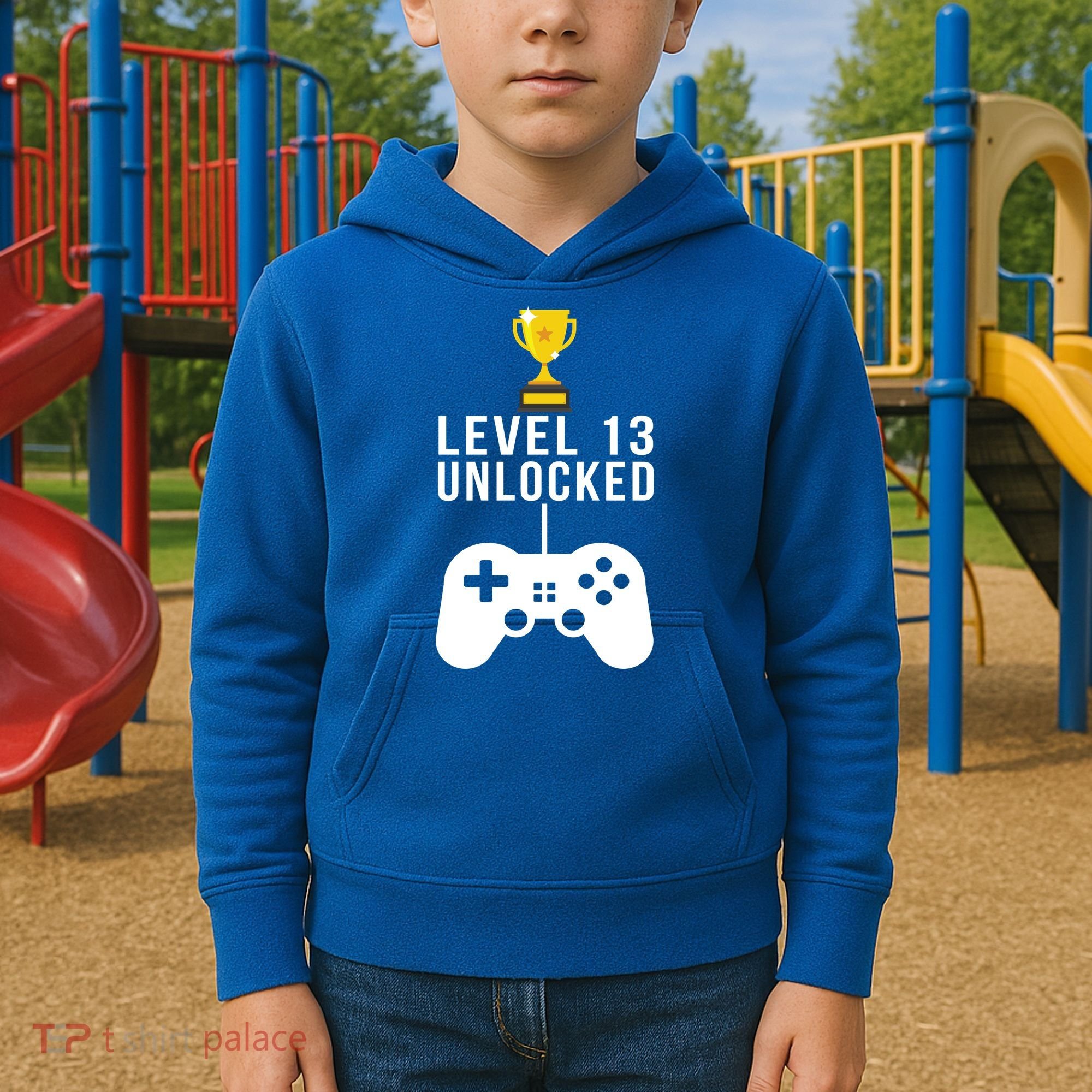Level 13 Unlocked Official Teenager Kids Hoodie