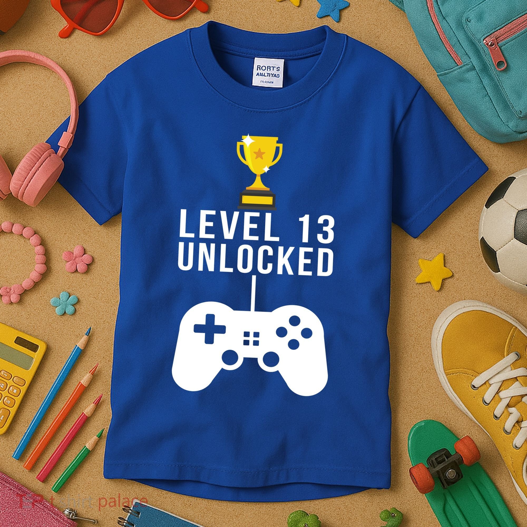 Level 13 Unlocked Official Teenager Kids T-Shirt