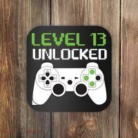 Level 13 Unlocked Teenager Coaster thumb 0