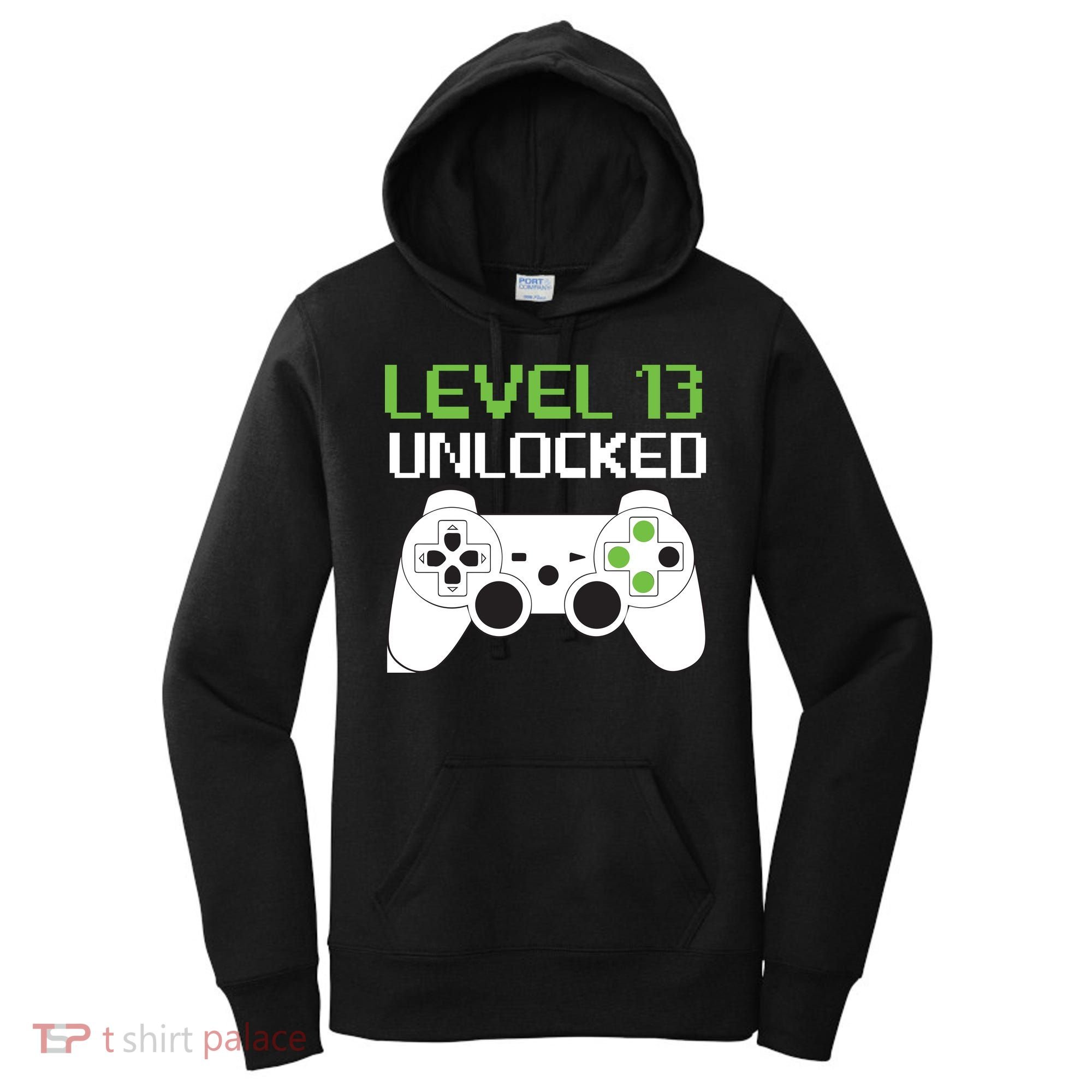 Level 13 Unlocked Teenager Women's Hoodie